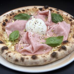 Mortadella e pistaccio
