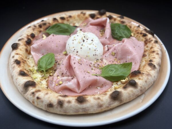 Mortadella e pistaccio