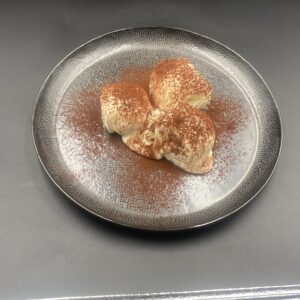 Fehércsokis profiterol